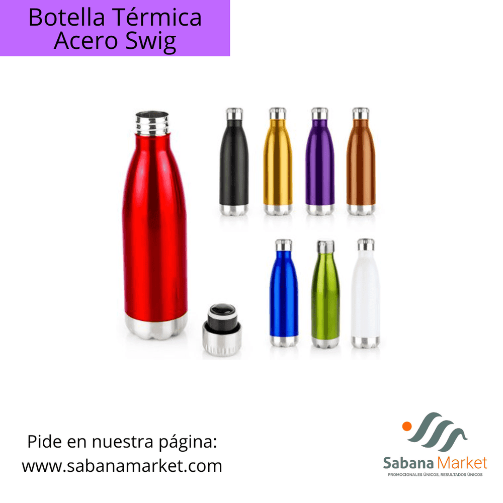 BOTELLA TÉRMICA ACERO SWIG