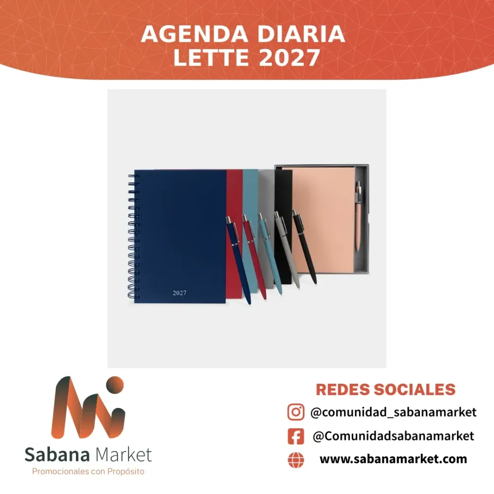 AGENDA DIARIA LETTE 2027