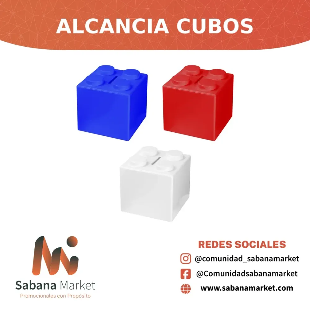 ALCANCIA CUBOS