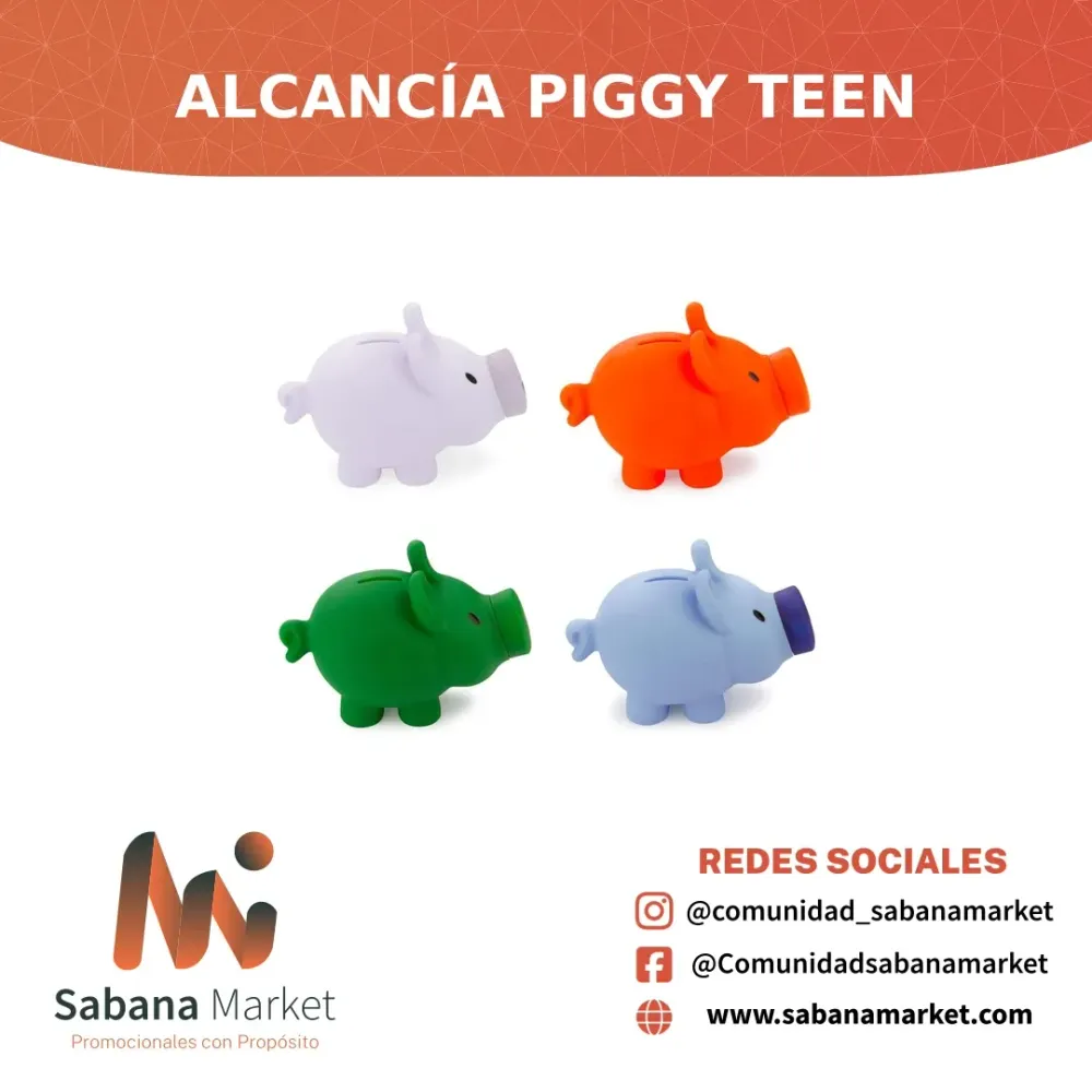 ALCANCÍA PIGGY TEEN