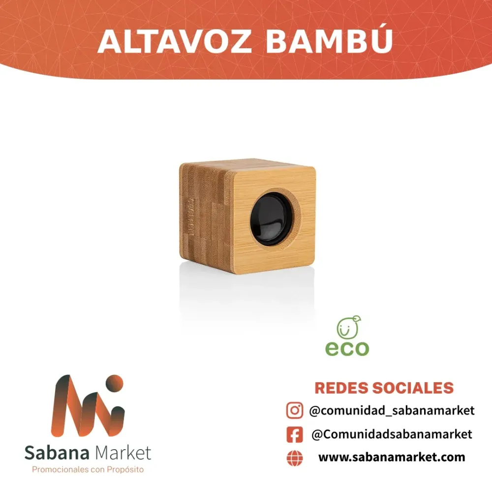 ALTAVOZ BAMBÚ