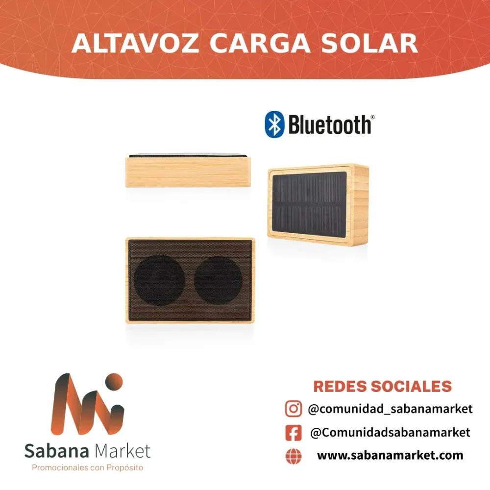 ALTAVOZ CARGA SOLAR