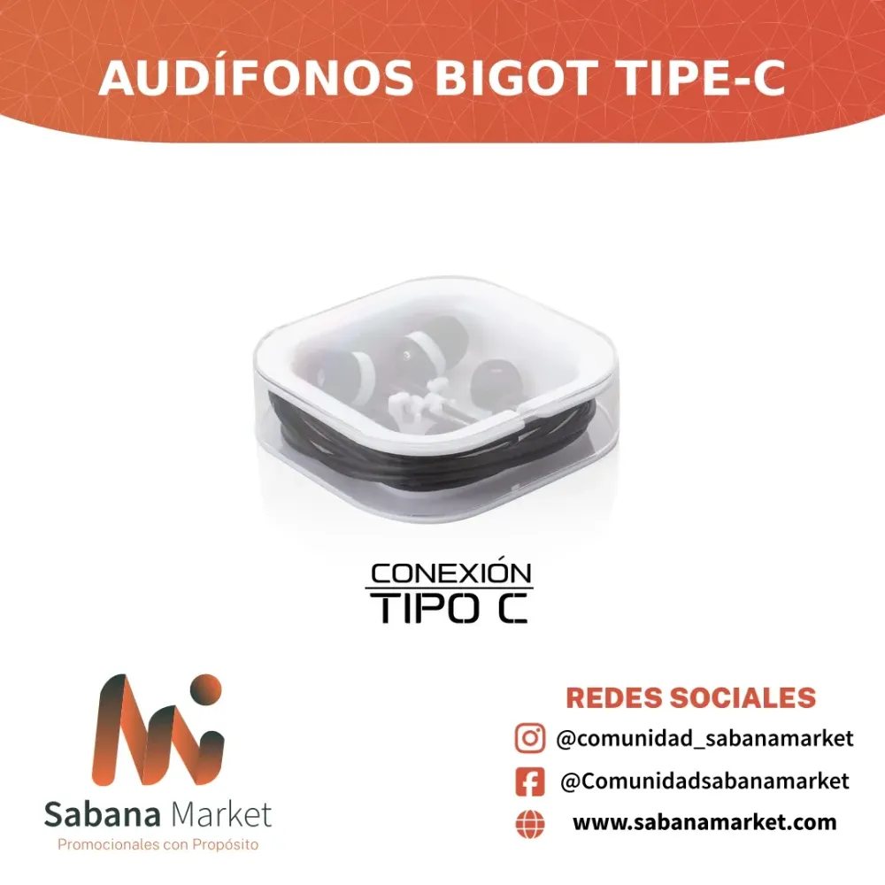 AUDÍFONOS BIGOT TIPE-C