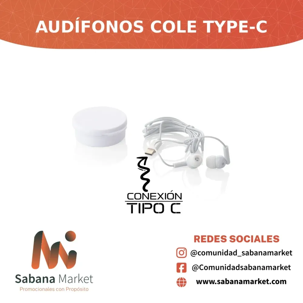 AUDÍFONOS COLE TYPE-C