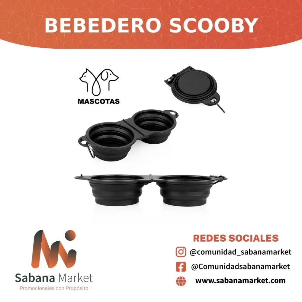 BEBEDERO PARA MASCOTAS SCOOBY