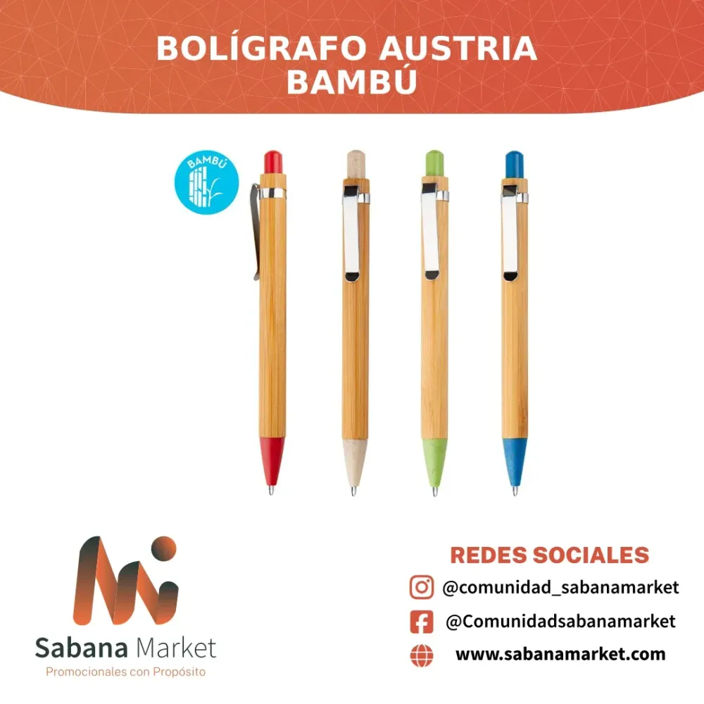 BOLÍGRAFO AUSTRIA BAMBÚ