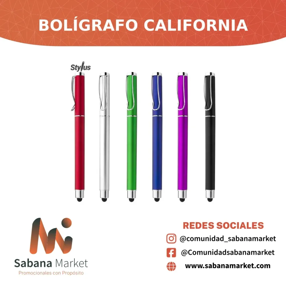 BOLÍGRAFO CALIFORNIA STYLUS
