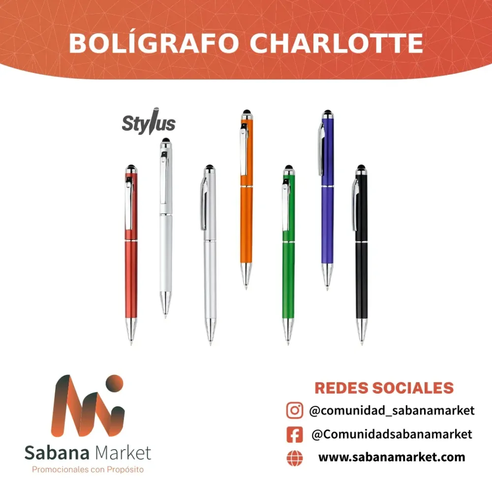 BOLÍGRAFO CHARLOTTE STYLUS