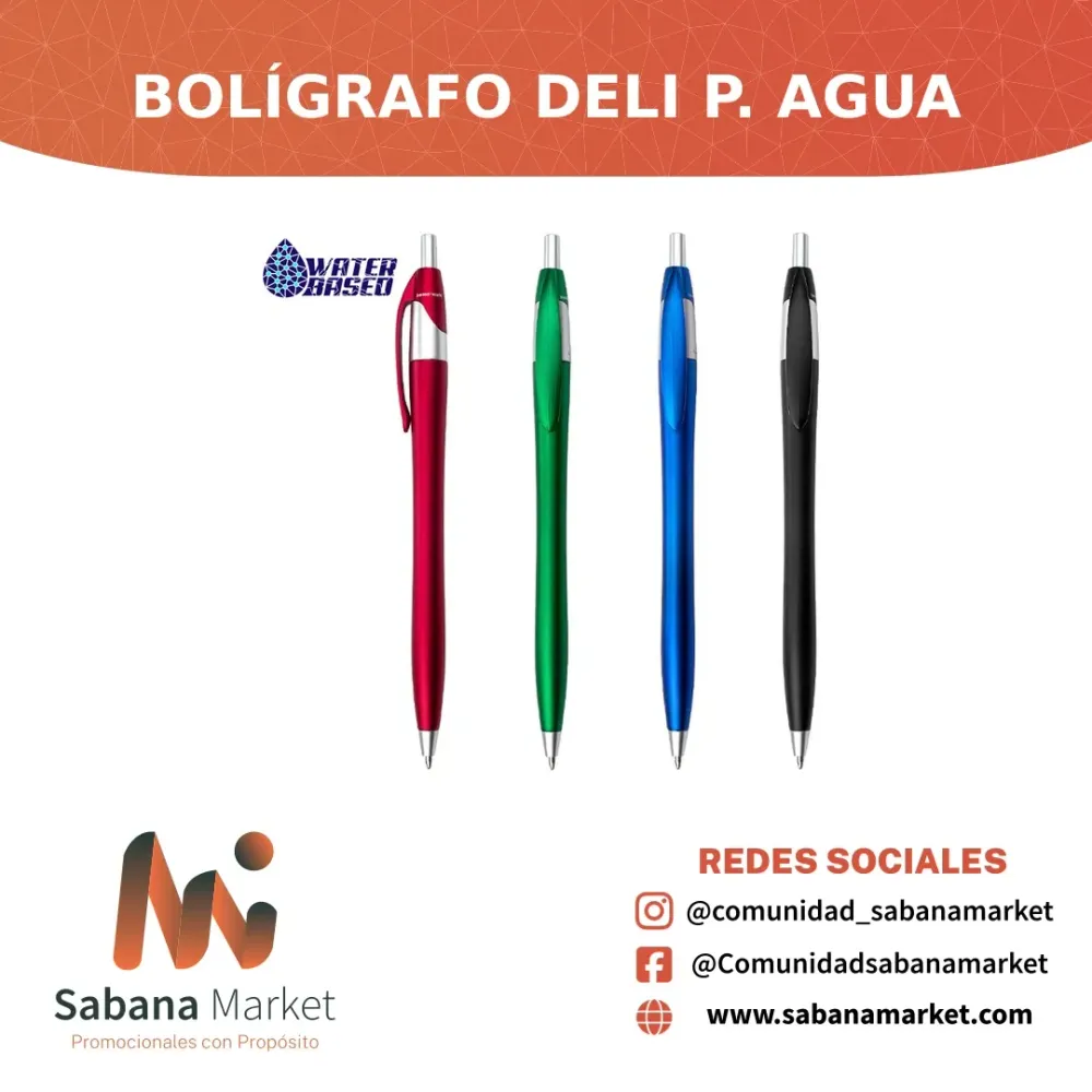 BOLÍGRAFO DELI P. AGUA