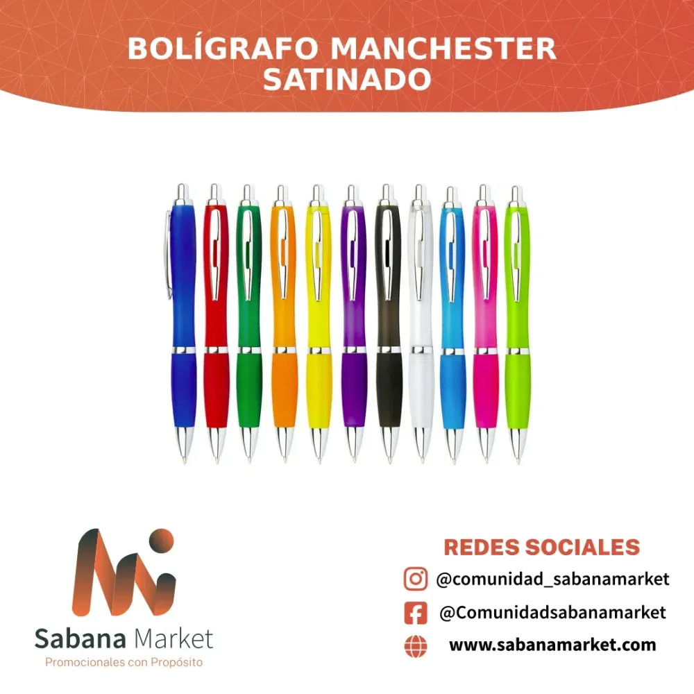BOLÍGRAFO MANCHESTER SATINADO