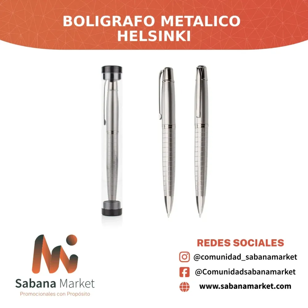 BOLIGRAFO METALICO HELSINKI