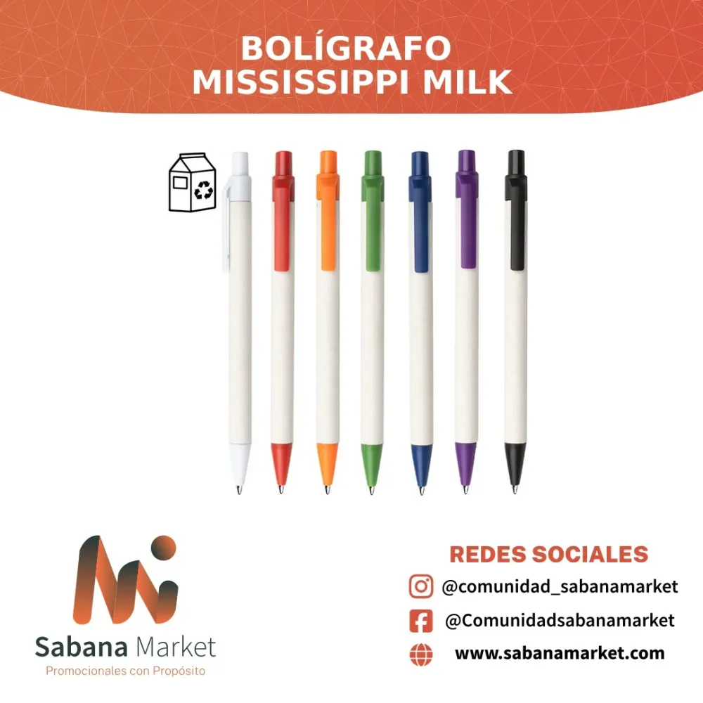 BOLÍGRAFO MISSISSIPPI MILK
