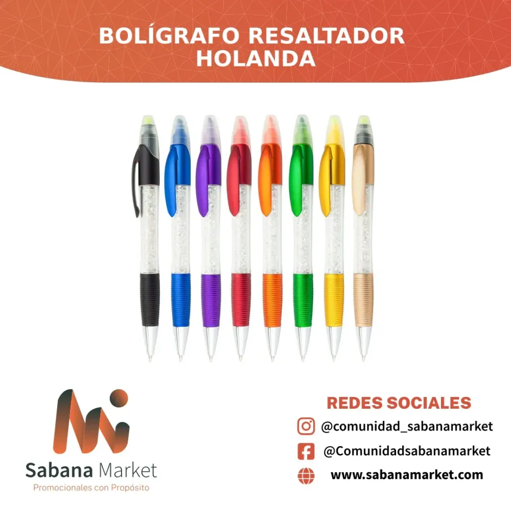 BOLÍGRAFO RESALTADOR HOLANDA
