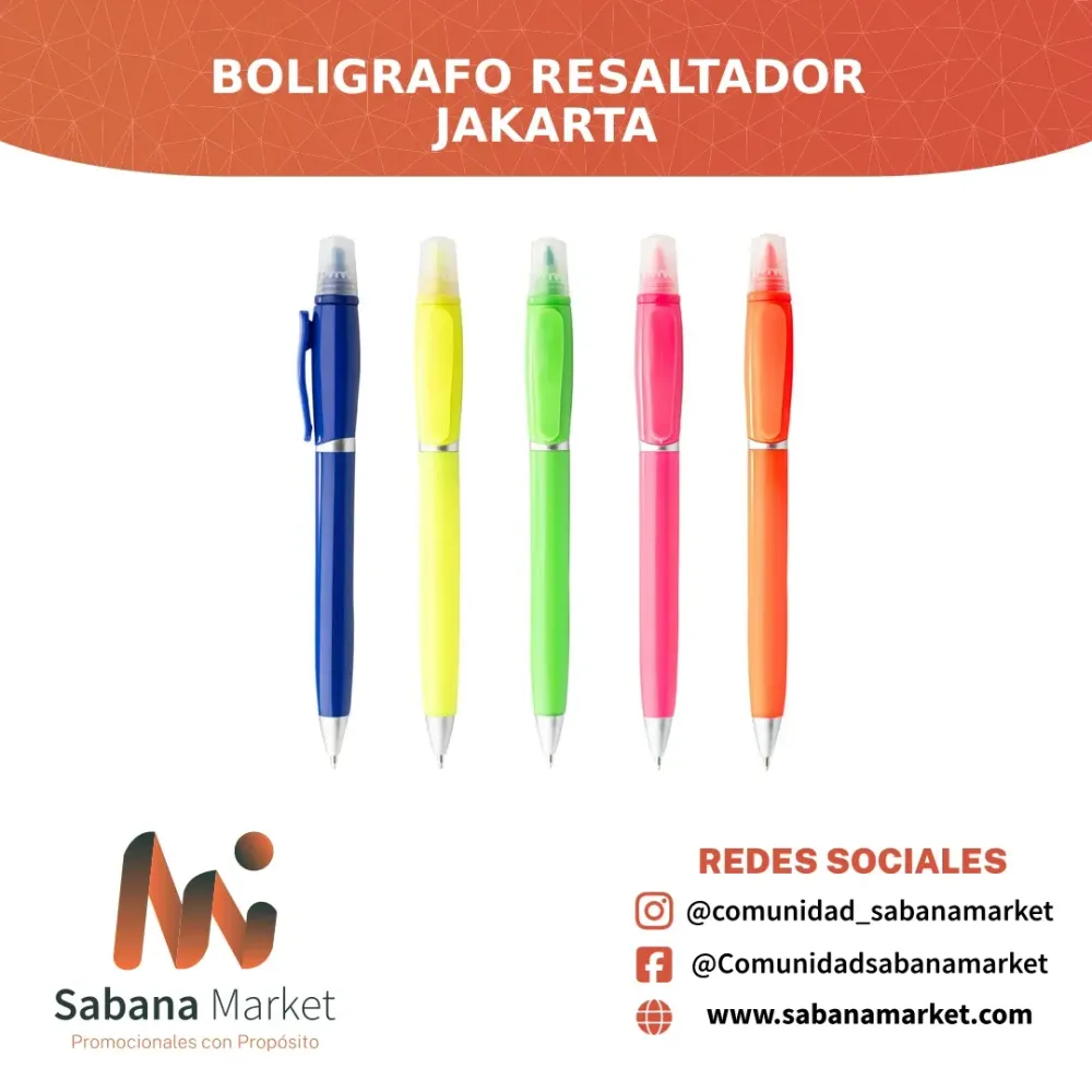BOLIGRAFO RESALTADOR JAKARTA