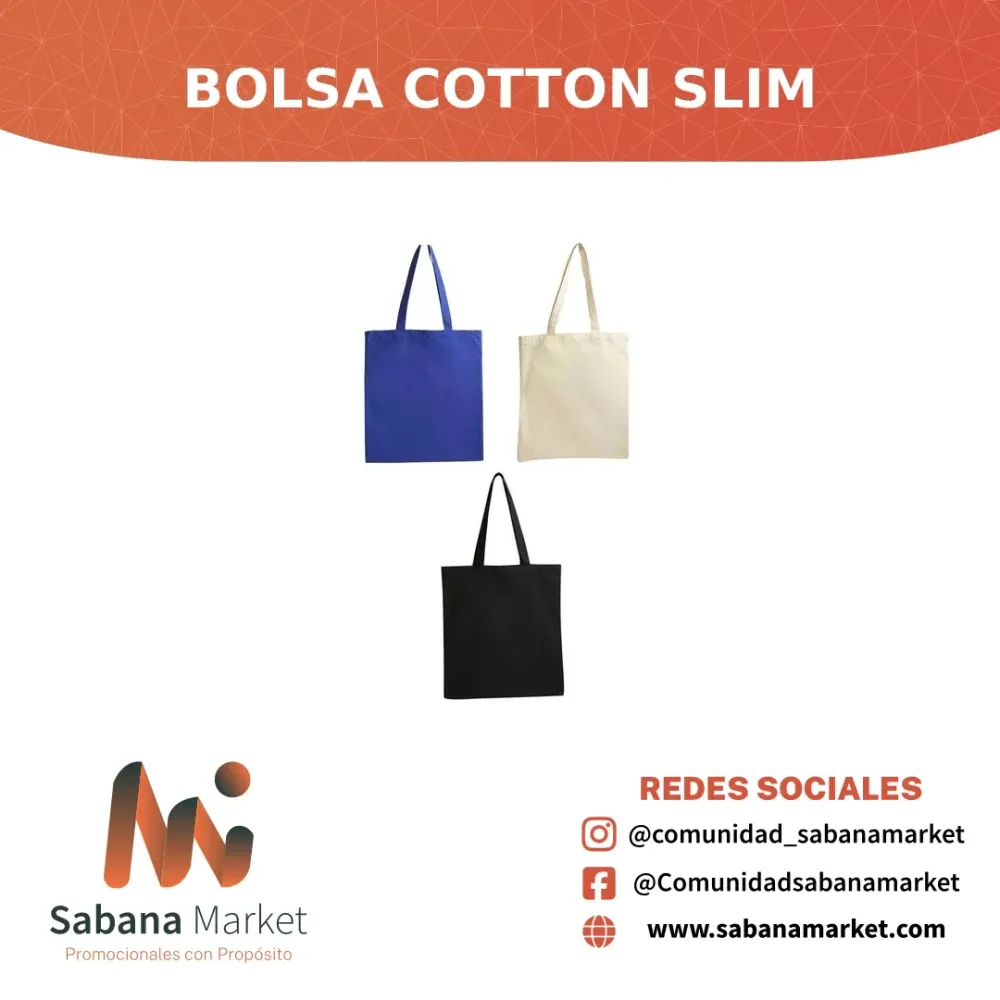 BOLSA COTTON SLIM