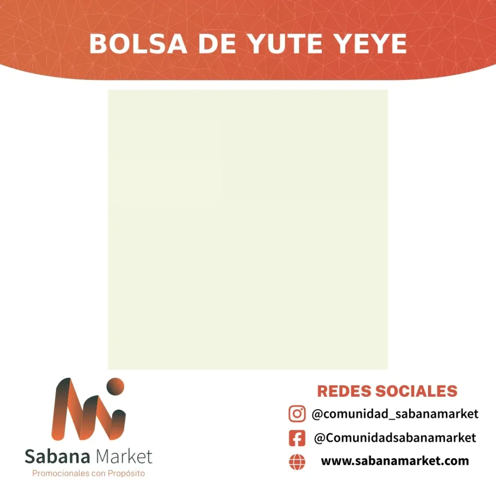 BOLSA DE YUTE YEYE