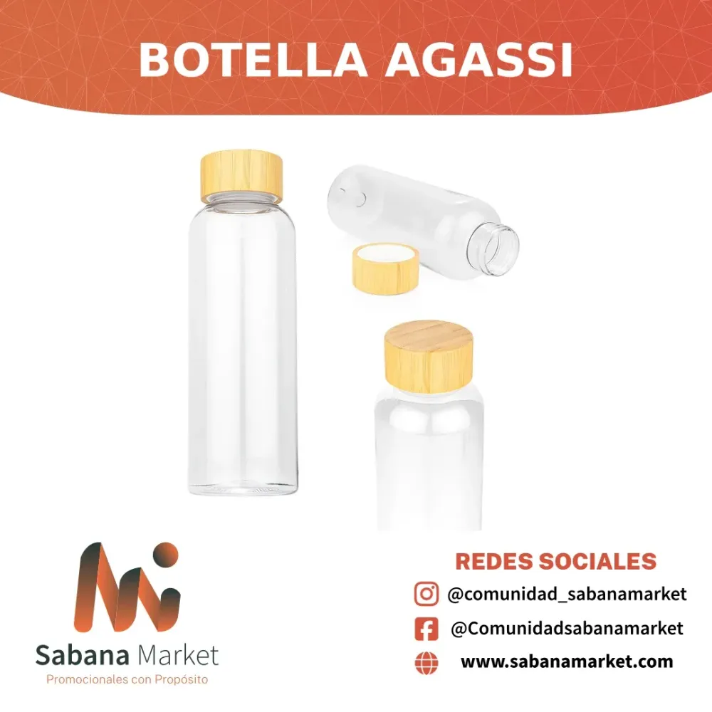 BOTELLA AGASSI 500 ML / 17 OZ