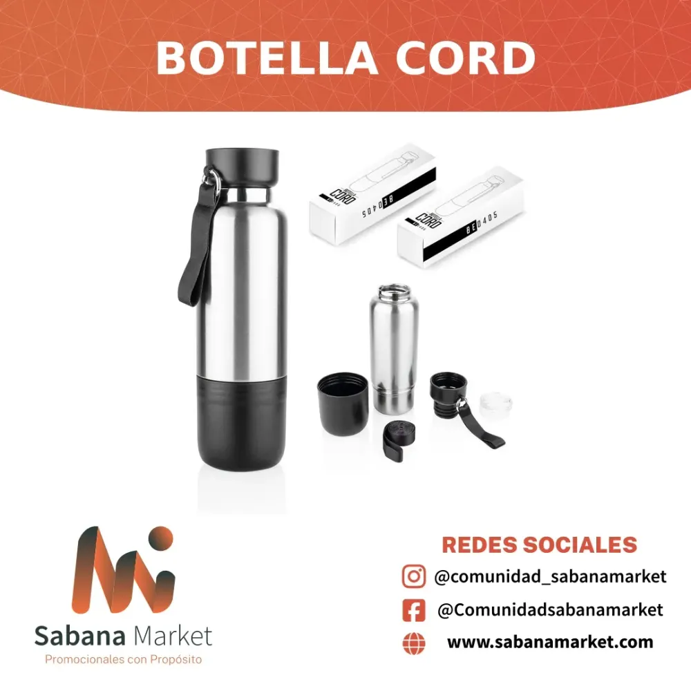 BOTELLA CORD 500 ML / 17 OZ