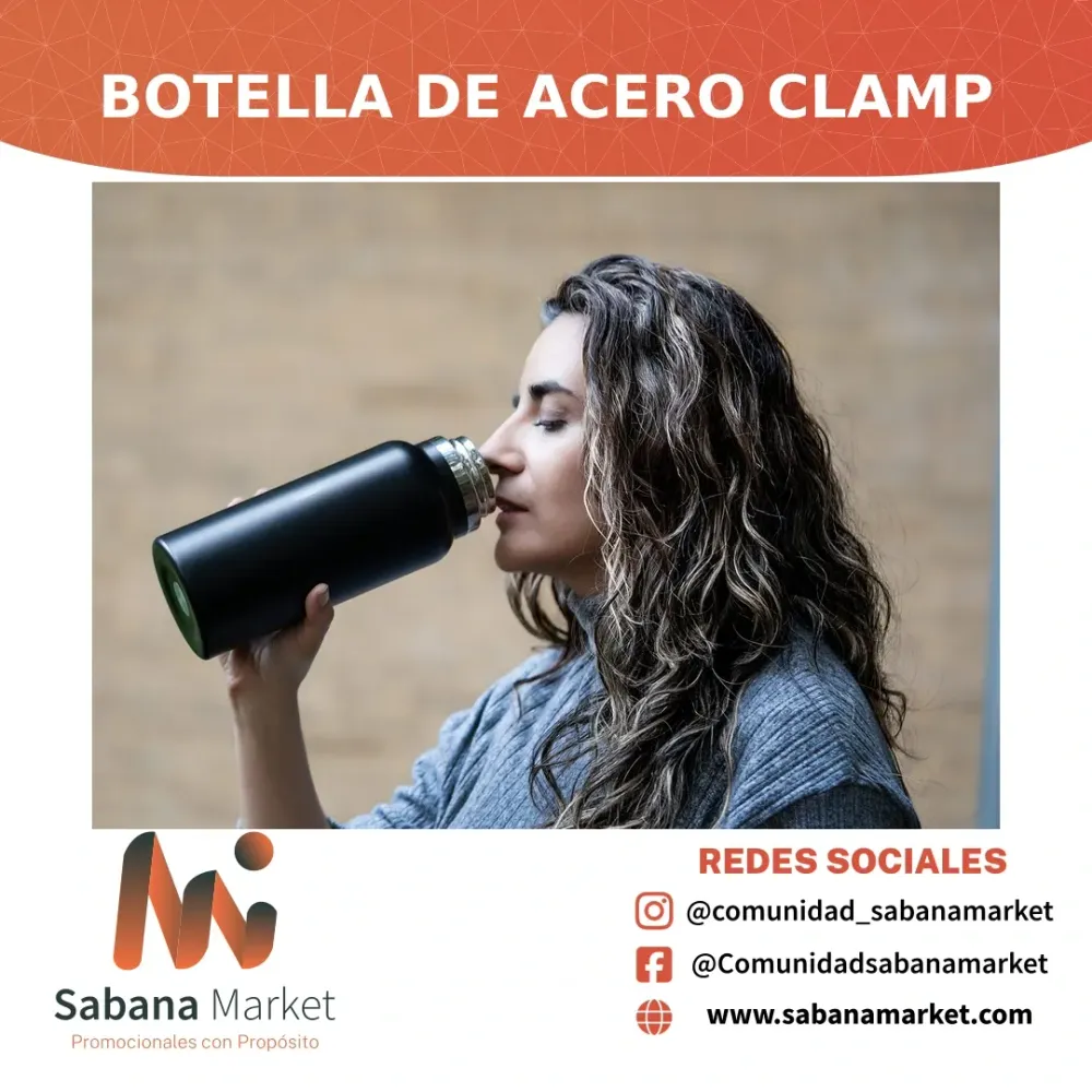 BOTELLA DE ACERO CLAMP 1000 ML / 34 OZ