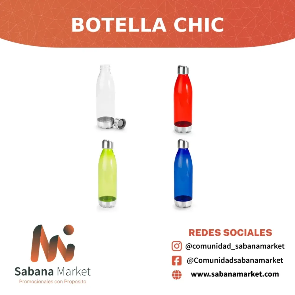 BOTELLA DEPORTIVA CHIC 750 ML / 25 OZ