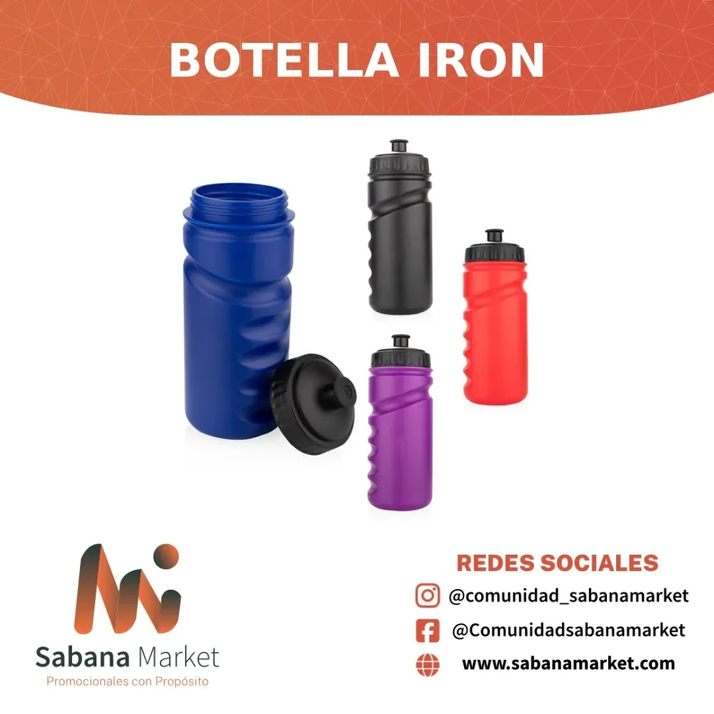 BOTELLA DEPORTIVA IRON 550 ML / 19 OZ