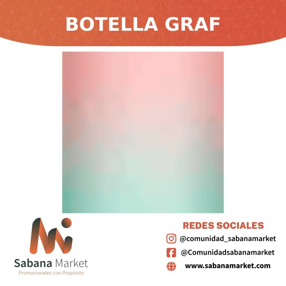 BOTELLA DEPORTIVA MOTIVACIONAL GRAF