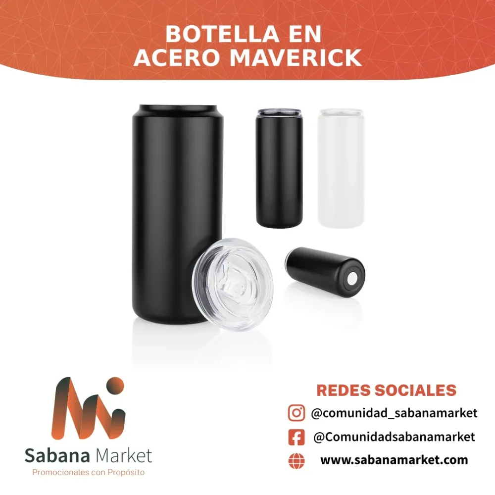 BOTELLA EN ACERO MAVERICK 650 ML / 22 OZ