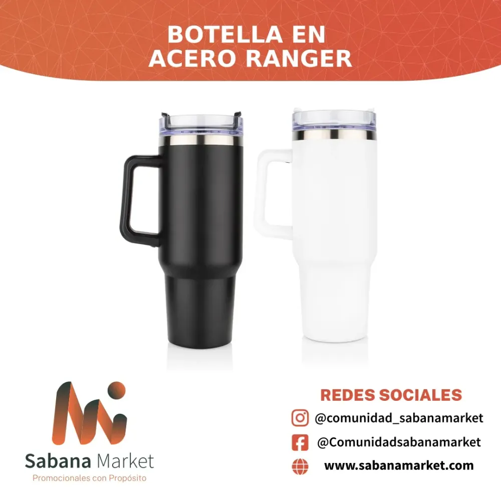 BOTELLA EN ACERO RANGER 1200 ML / 41 OZ