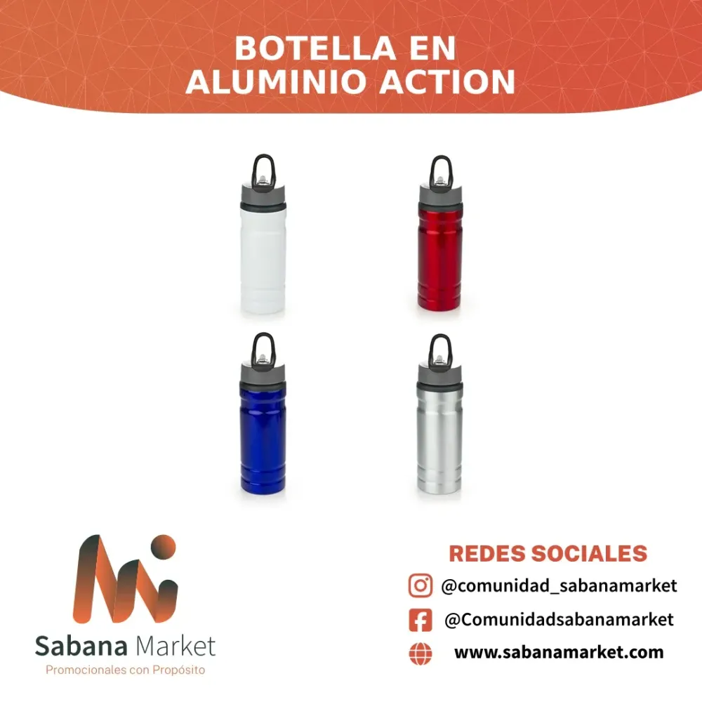 BOTELLA EN ALUMINIO ACTION 750 ML / 25 OZ