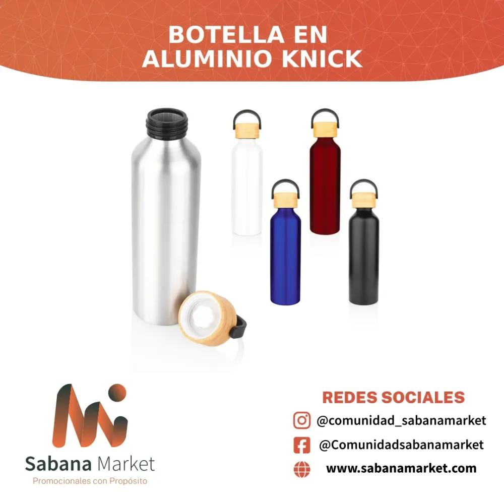 BOTELLA EN ALUMINIO KNICK 650 ML / 22 OZ
