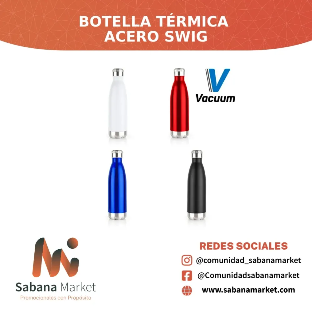 BOTELLA TÉRMICA ACERO SWIG 500 ML / 17 OZ