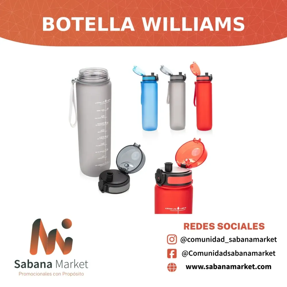 BOTELLA WILLIAMS 1000 ML / 34 OZ