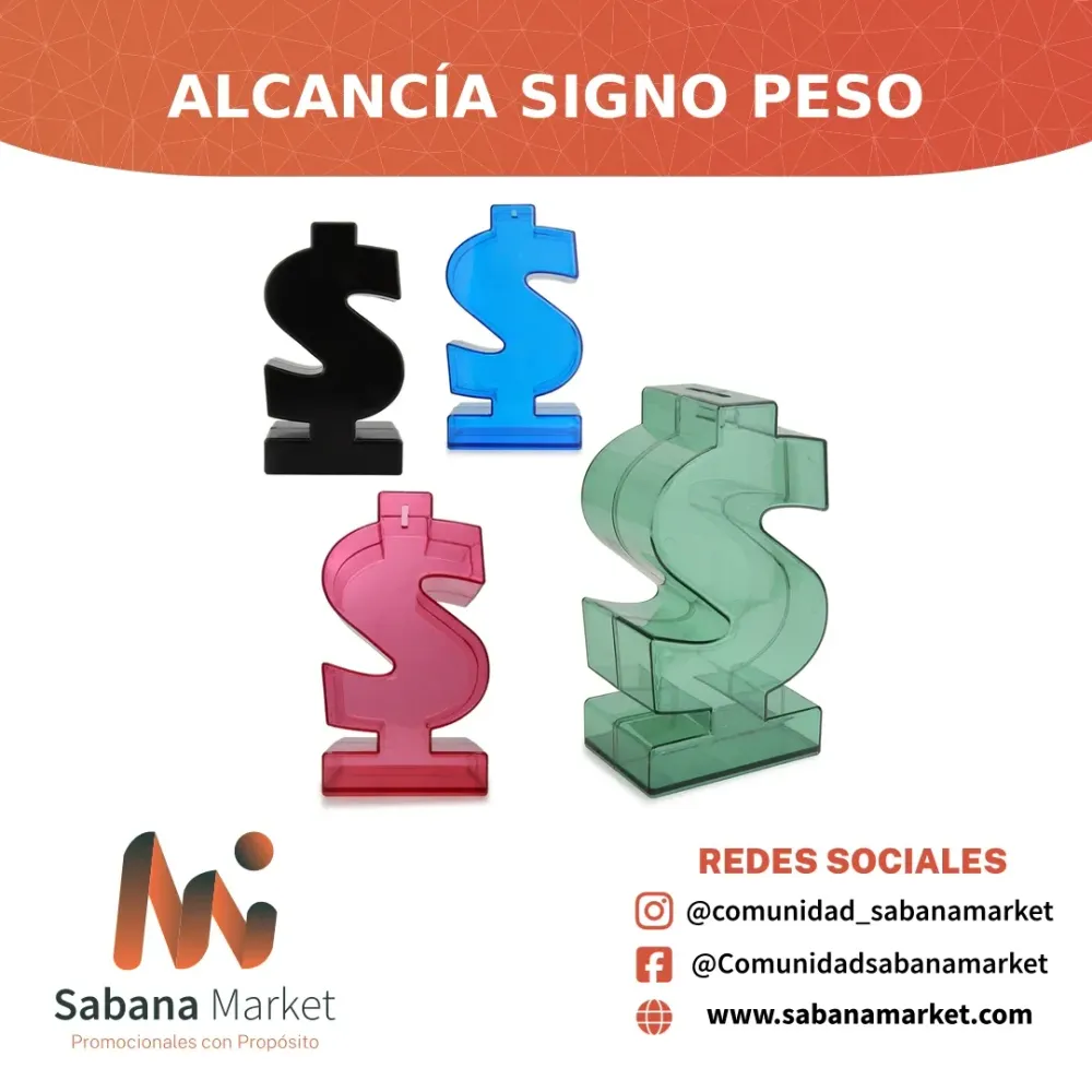 Alcancía Signo Peso