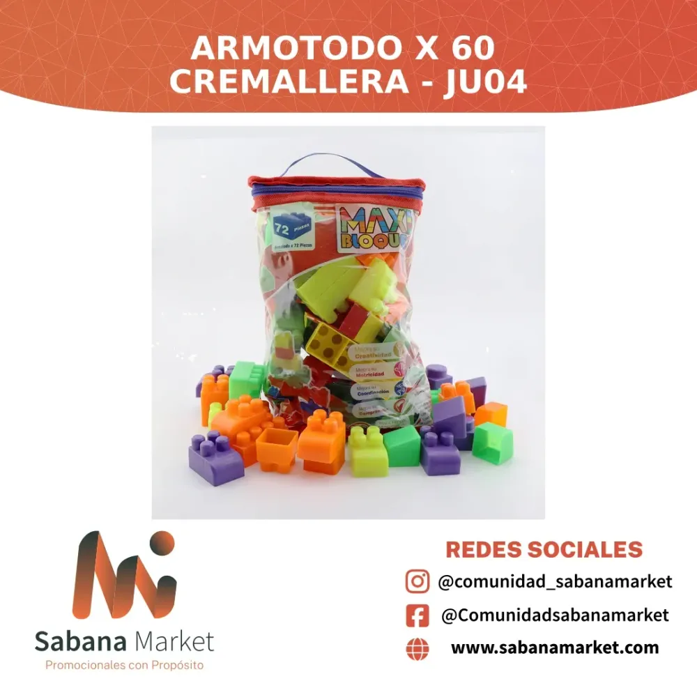 Armotodo x 60 Cremallera - JU04