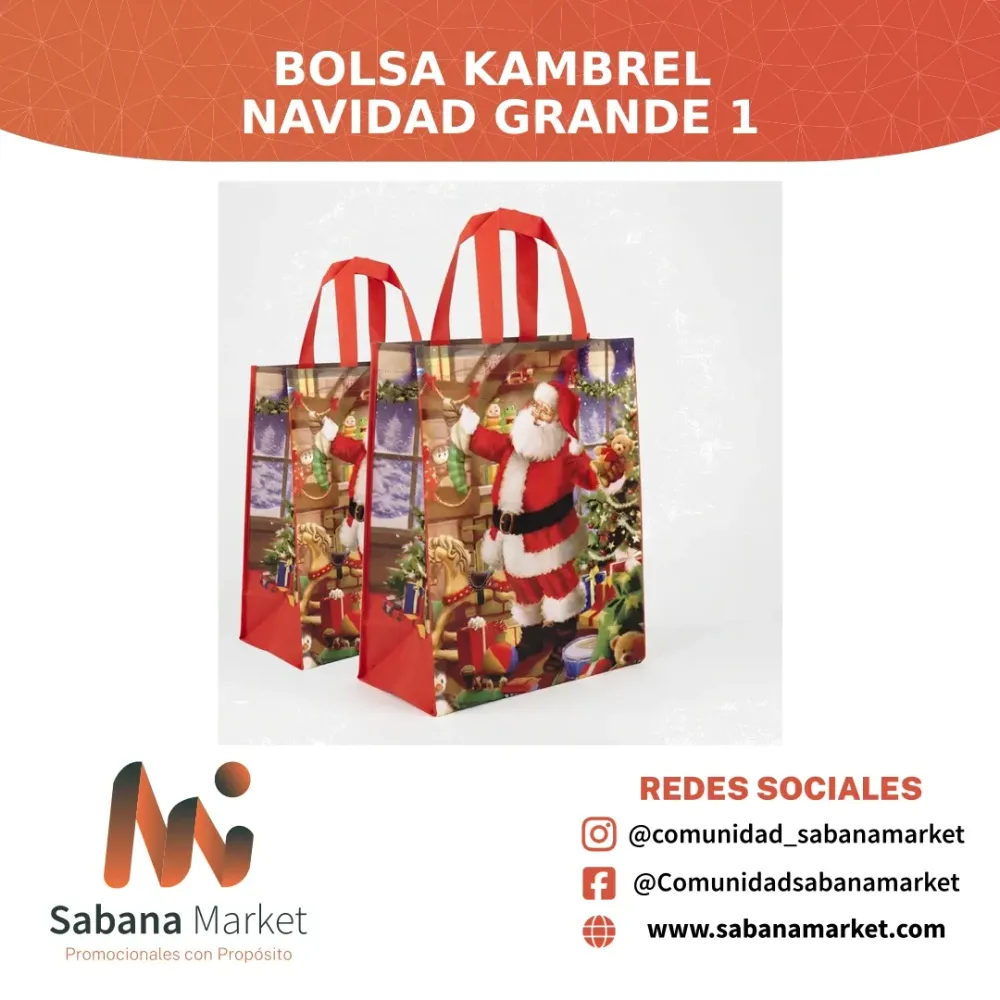Bolsa Kambrel Navidad Grande 1
