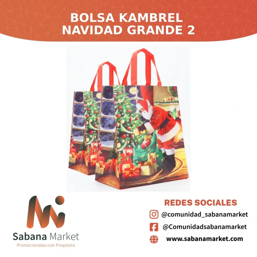 Bolsa Kambrel Navidad Grande 2
