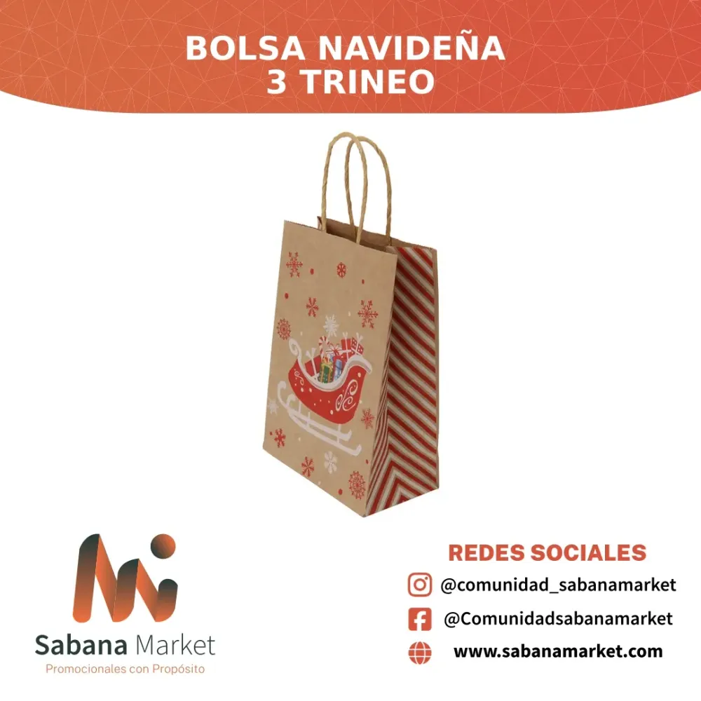 Bolsa Navideña 3 Trineo