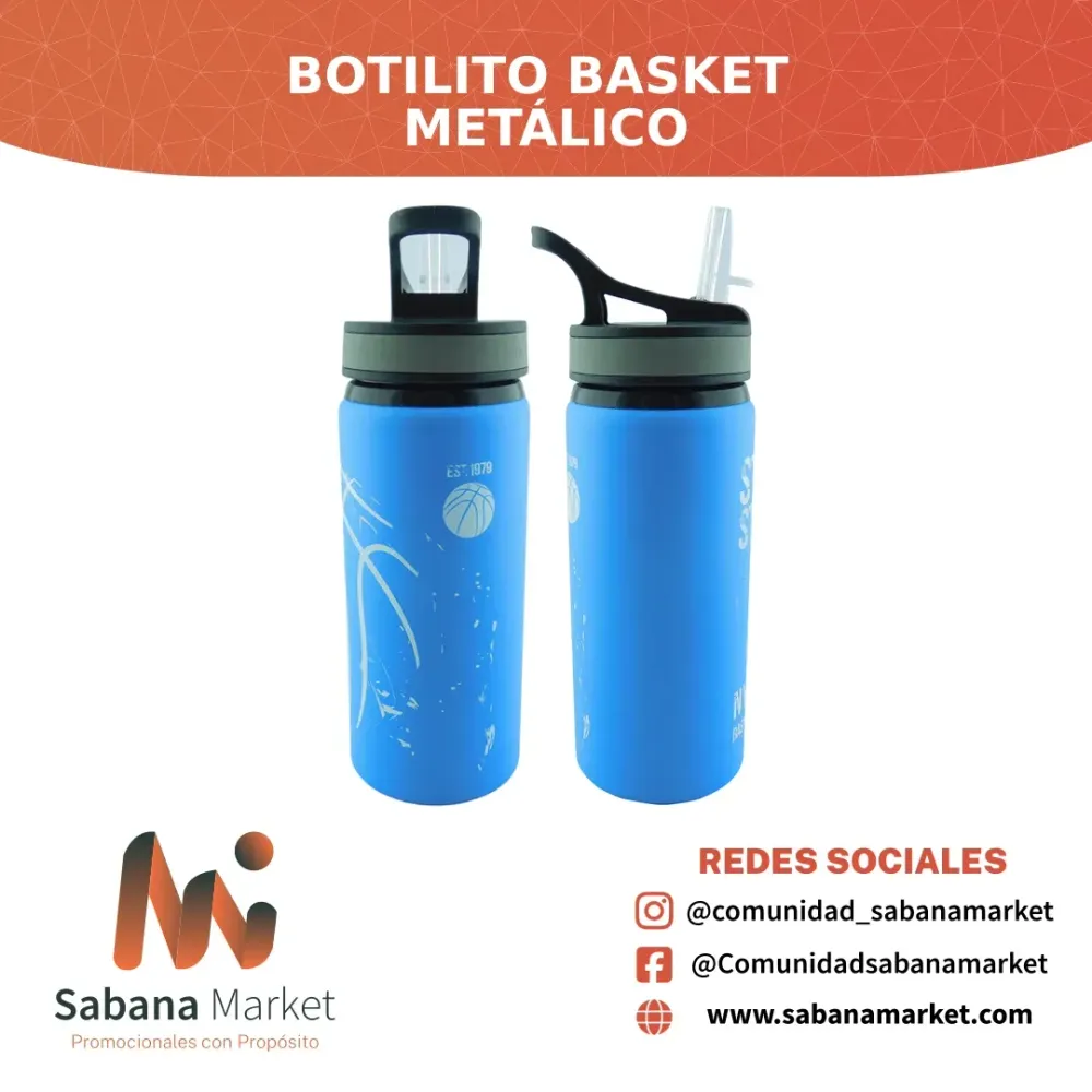 Botilito Basket Metálico