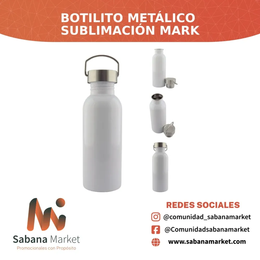 Botilito Metálico Sublimación Mark