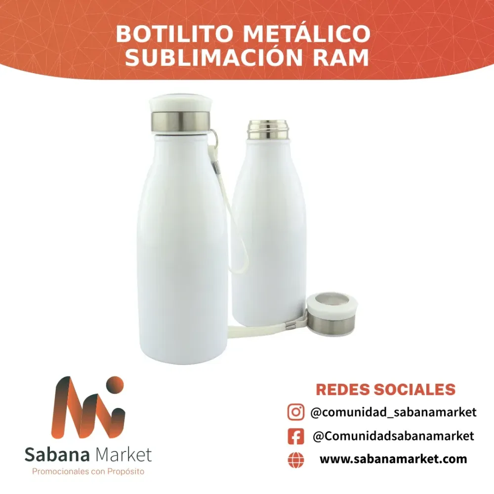 Botilito Metálico Sublimación Ram