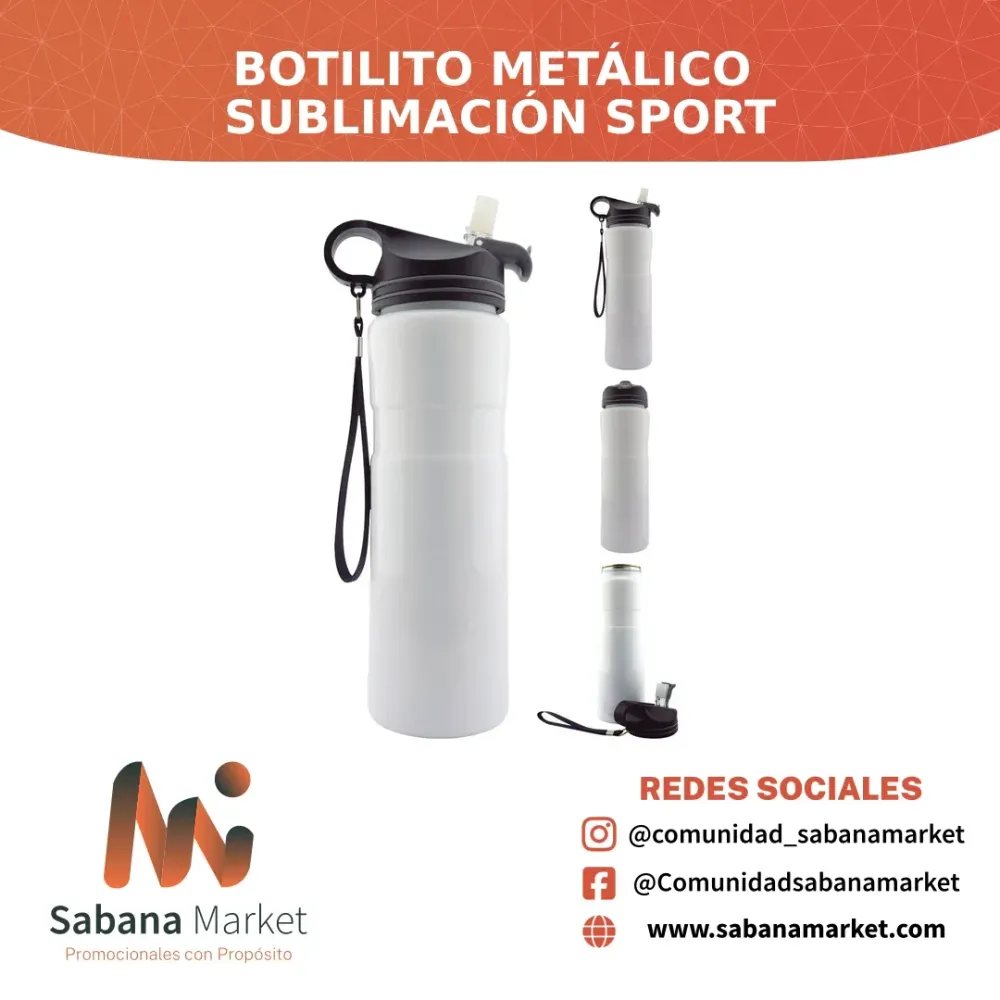 Botilito Metálico Sublimación Sport