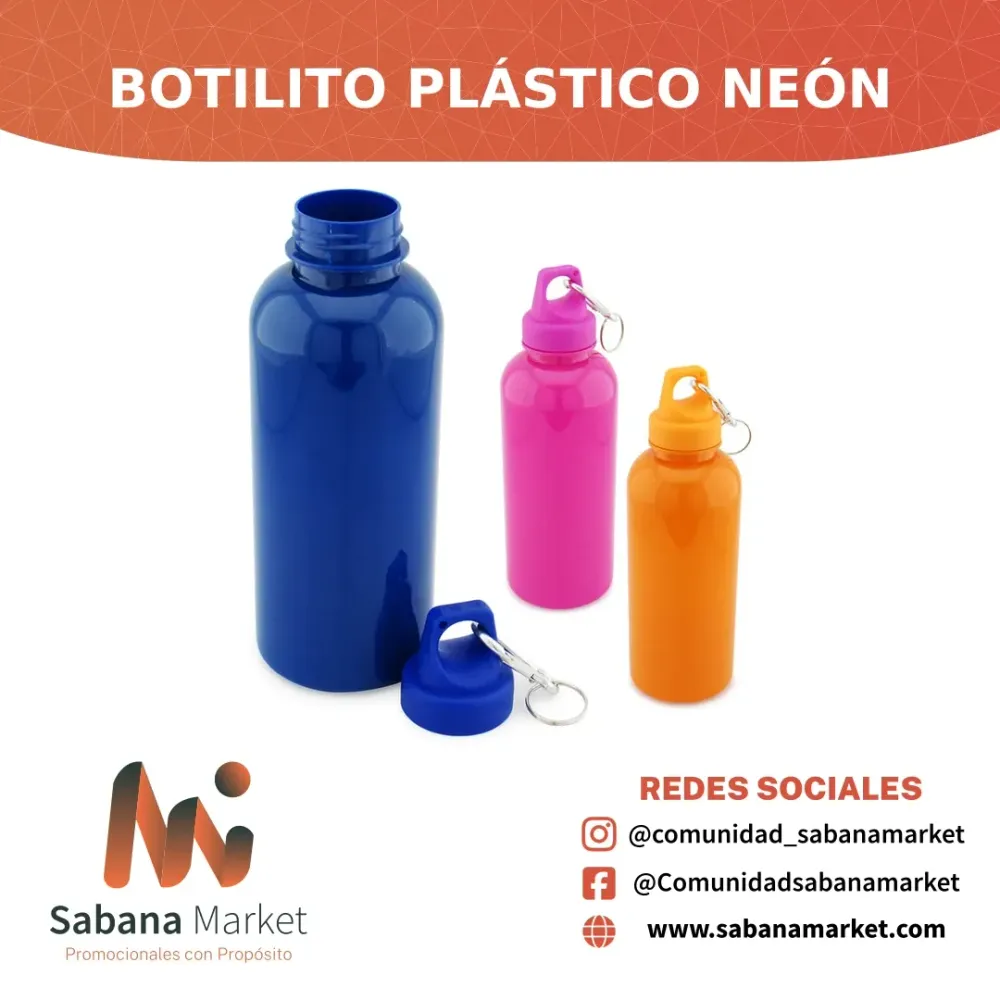 Botilito Plástico Neón
