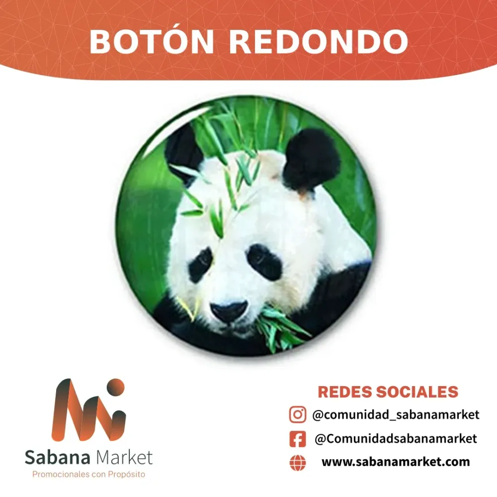Botón Redondo 6.5 Cms