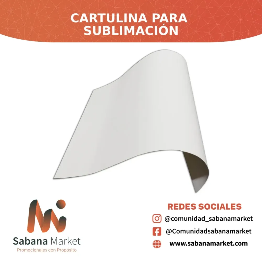 Cartulina para Sublimación