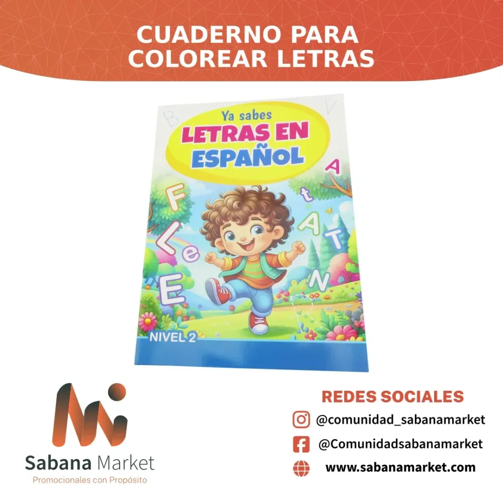 Cuaderno para Colorear Letras