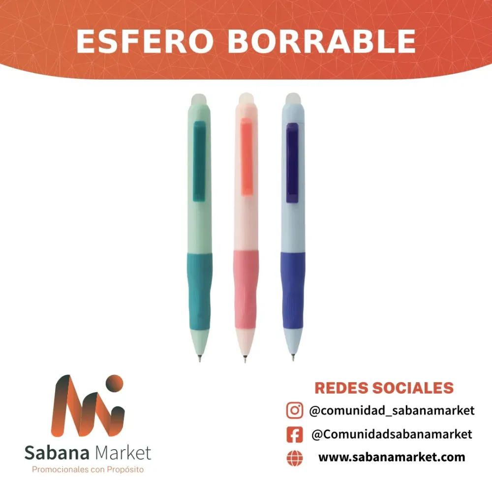 Esfero Borrable