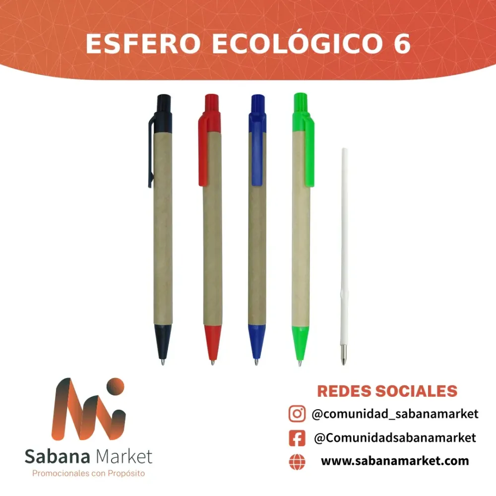Esfero Ecológico 6