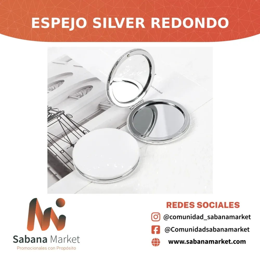 Espejo Silver Redondo