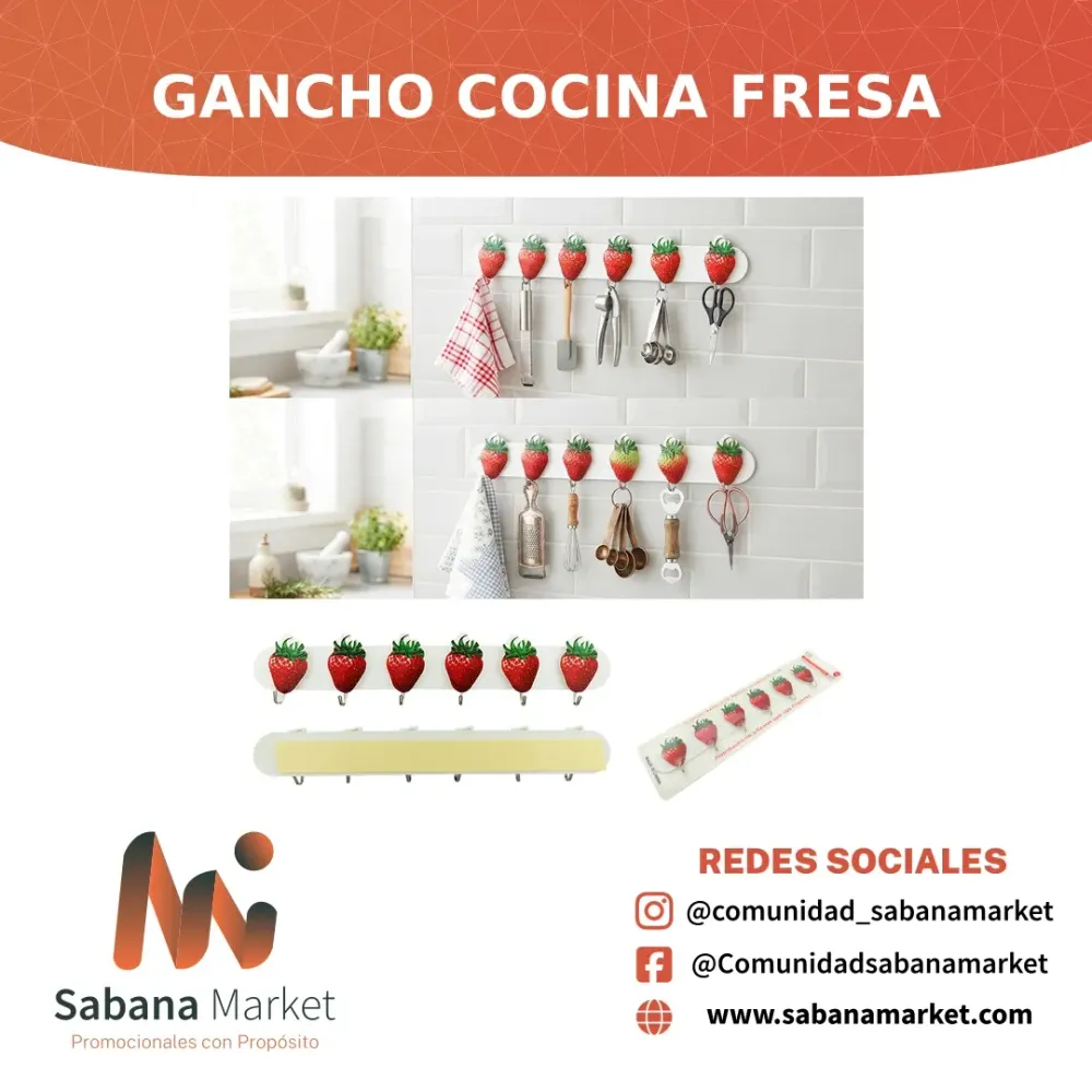 Gancho Cocina Fresa