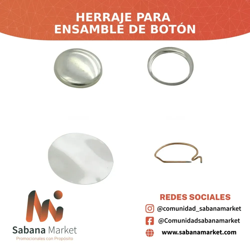 Herraje para Ensamble de Botón